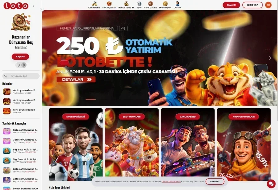Lotobet ekran görüntüsü